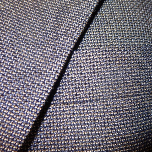 Hart Schaffner Marx 40S Wool Sport Coat Blue Gray - Picture 5 of 7